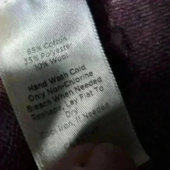 Talbots petite zip up sweater. - Picture 5 of 6